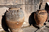 The palace of Festos. The Central Court, 'pthoi' giant jar still in place.